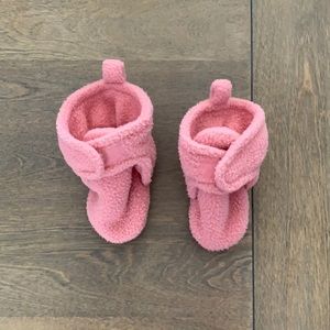 Hudson baby slippers- 0-6 mos